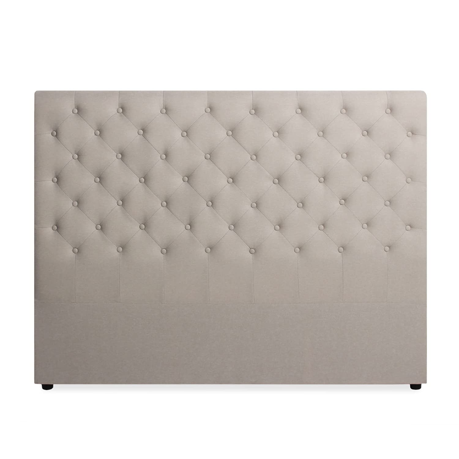 INTENSE DECO Tête de lit capitonnée Constance 160cm Tissu Beige