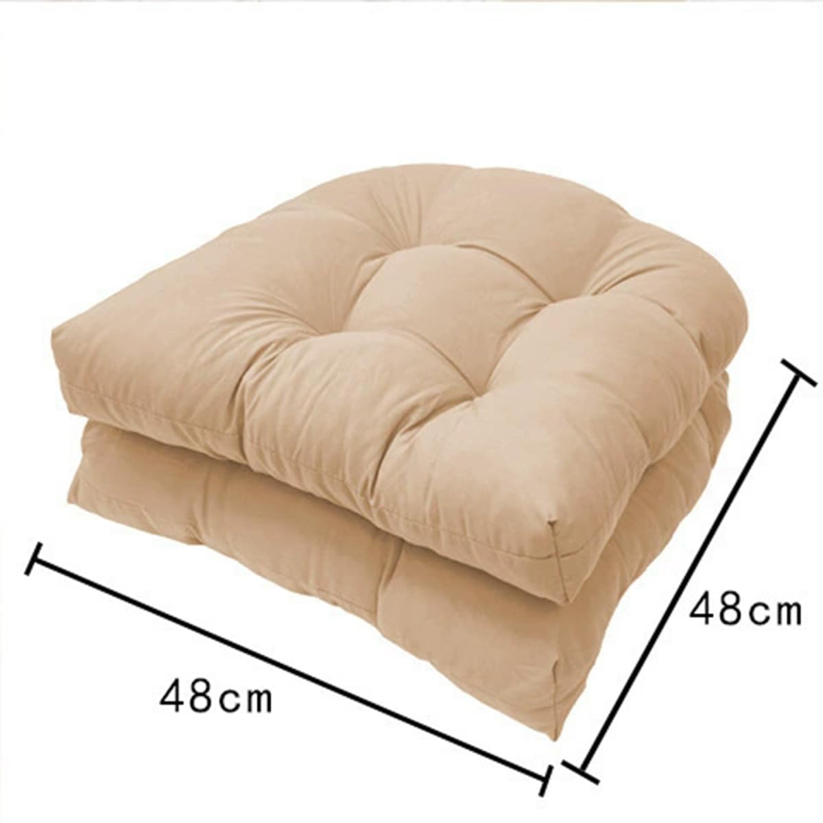 Lot de 2/4/6/8 coussins de chaise de cuisine, salle à manger, salon, tapis de chaise en rotin épais pour terrasse, intérieur, extérieur, bureau, café (turquoise, 6 pièces)