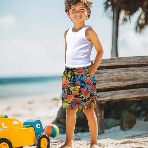 Children Beach Shorts for Boys Pants with Pockets for Kids4
