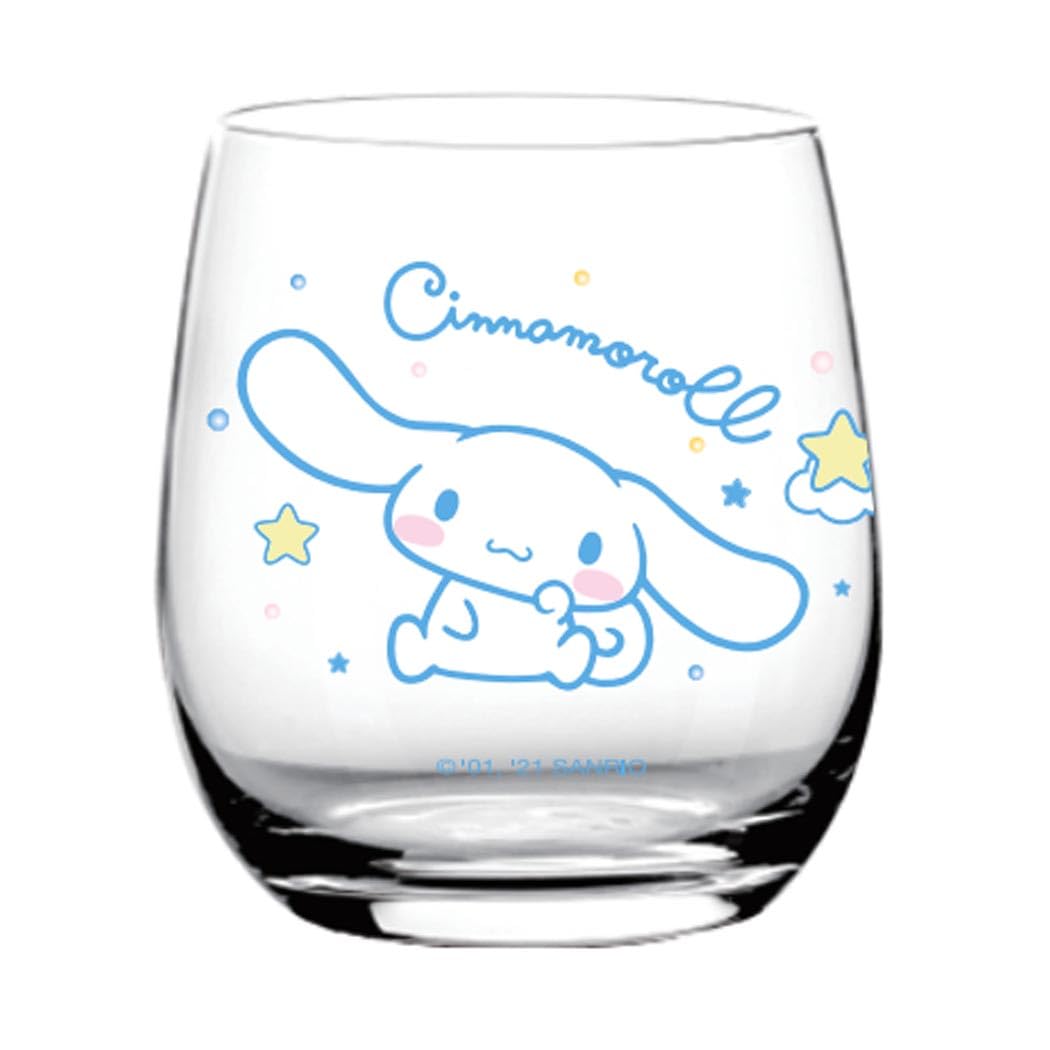 Miniso Sanrio Characters Glass Cup - Cinnamoroll, 360ml