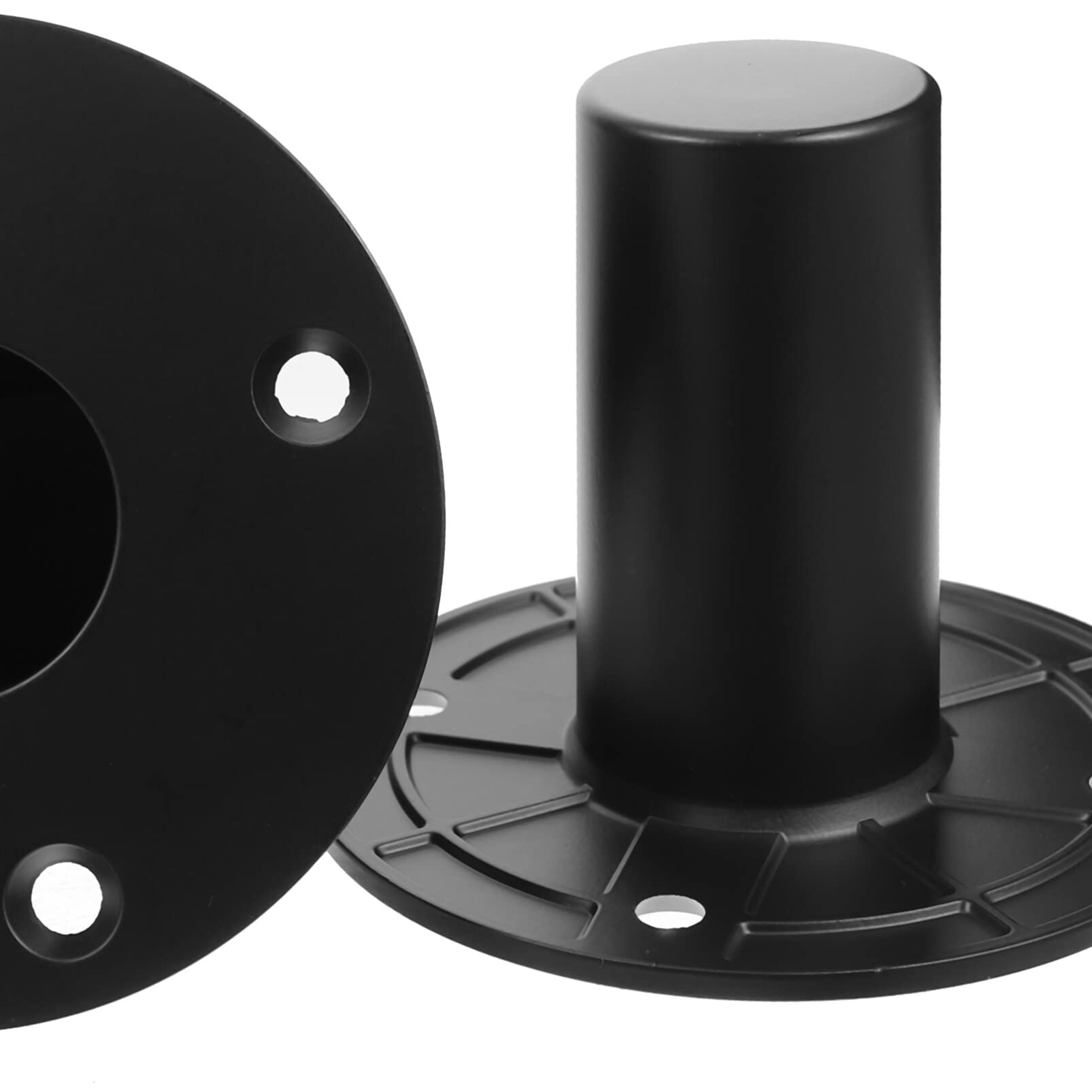 Hemobllo 2pcs Monitor Speaker Stands Aluminum Alloy Base Bracket Easy Install Remove Stage Speaker Holder for Party Performance