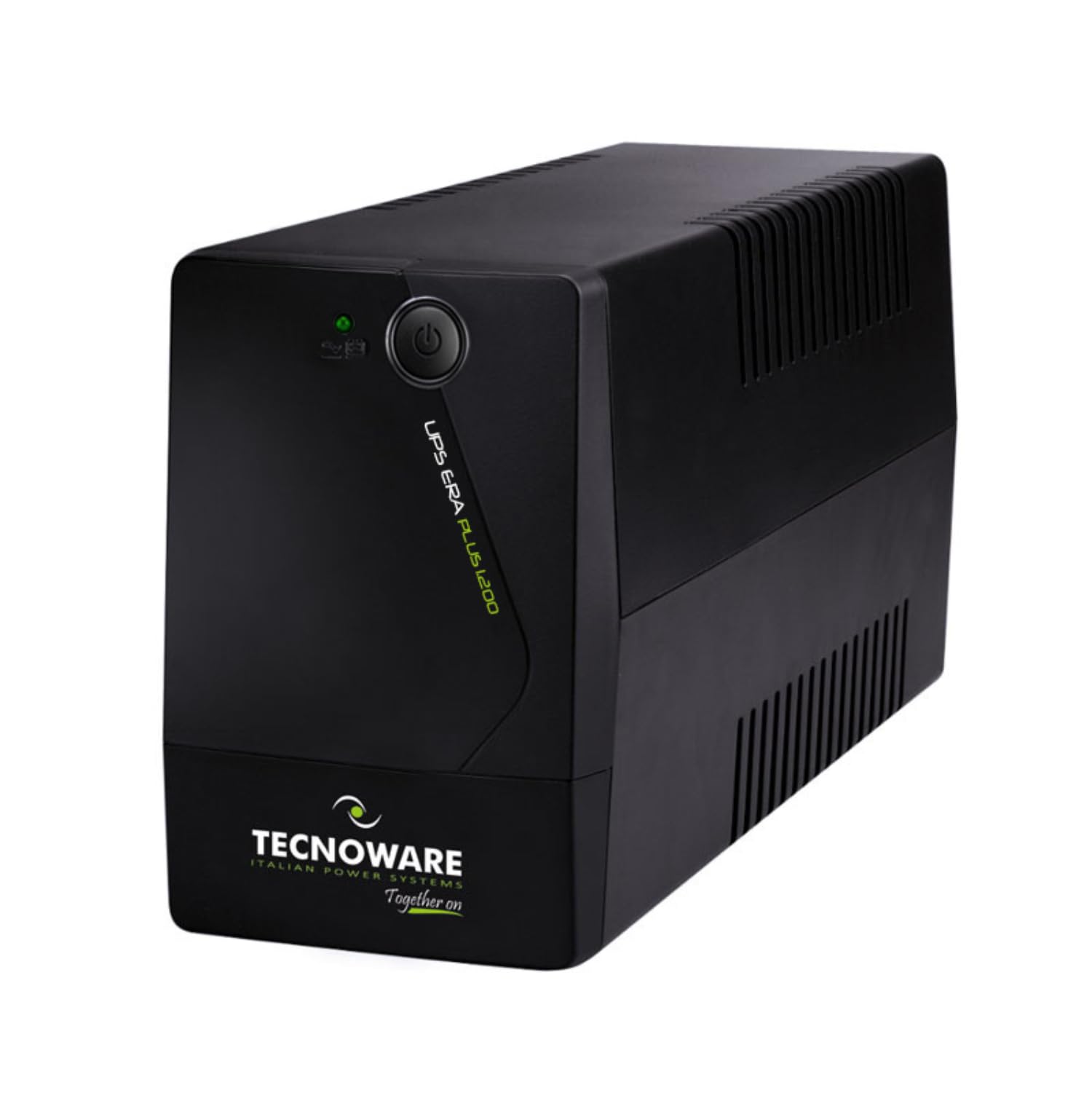 Tecnoware Power Systems UPS 1200VA per PC/Modem, NO Gaming NO Console, Gruppo di Continuità ERA PLUS, 4 IEC, Software, Protezione Blackout e Sbalzi per PC/Modem, Videosorveglianza, Cassa, NAS, POS