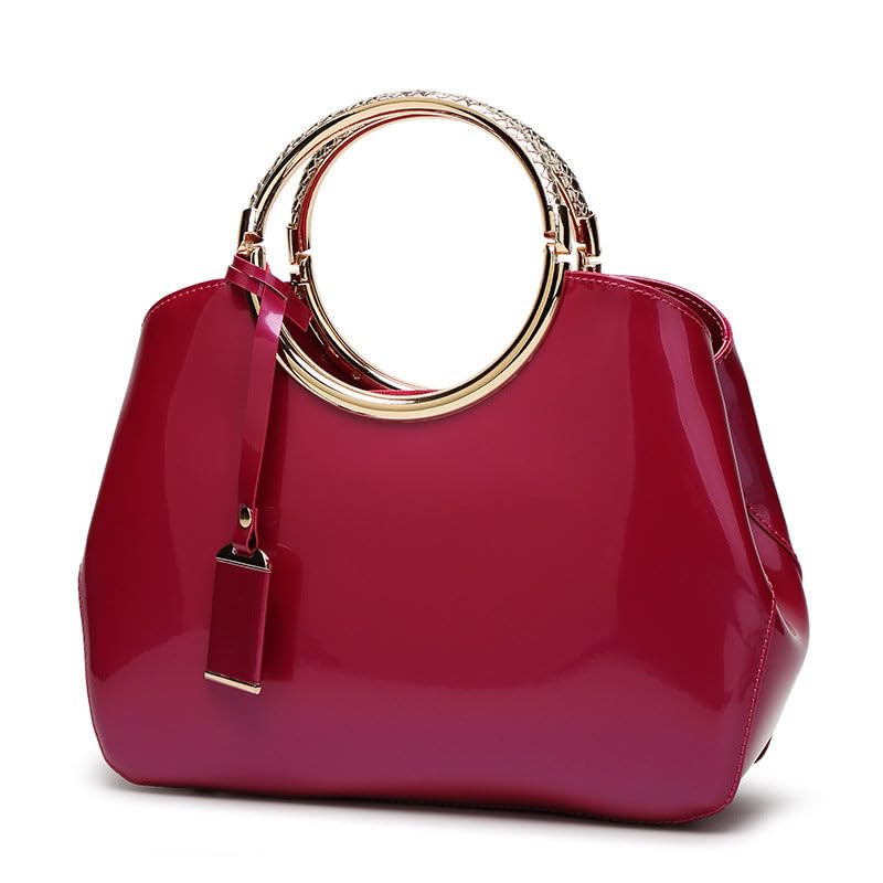 SYGA Glossy Womens Bag Bride Wedding Handbag Womens One Shoulder Crossbody Stylish Bag(ROSE RED) (B0CZ5T9G8Z) Amazon Price History, Amazon Price Tracker