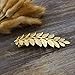 Greek Goddess Costume With Gold Leaves Hair Barrettes - Halloween Gold Leaf Hair Clips