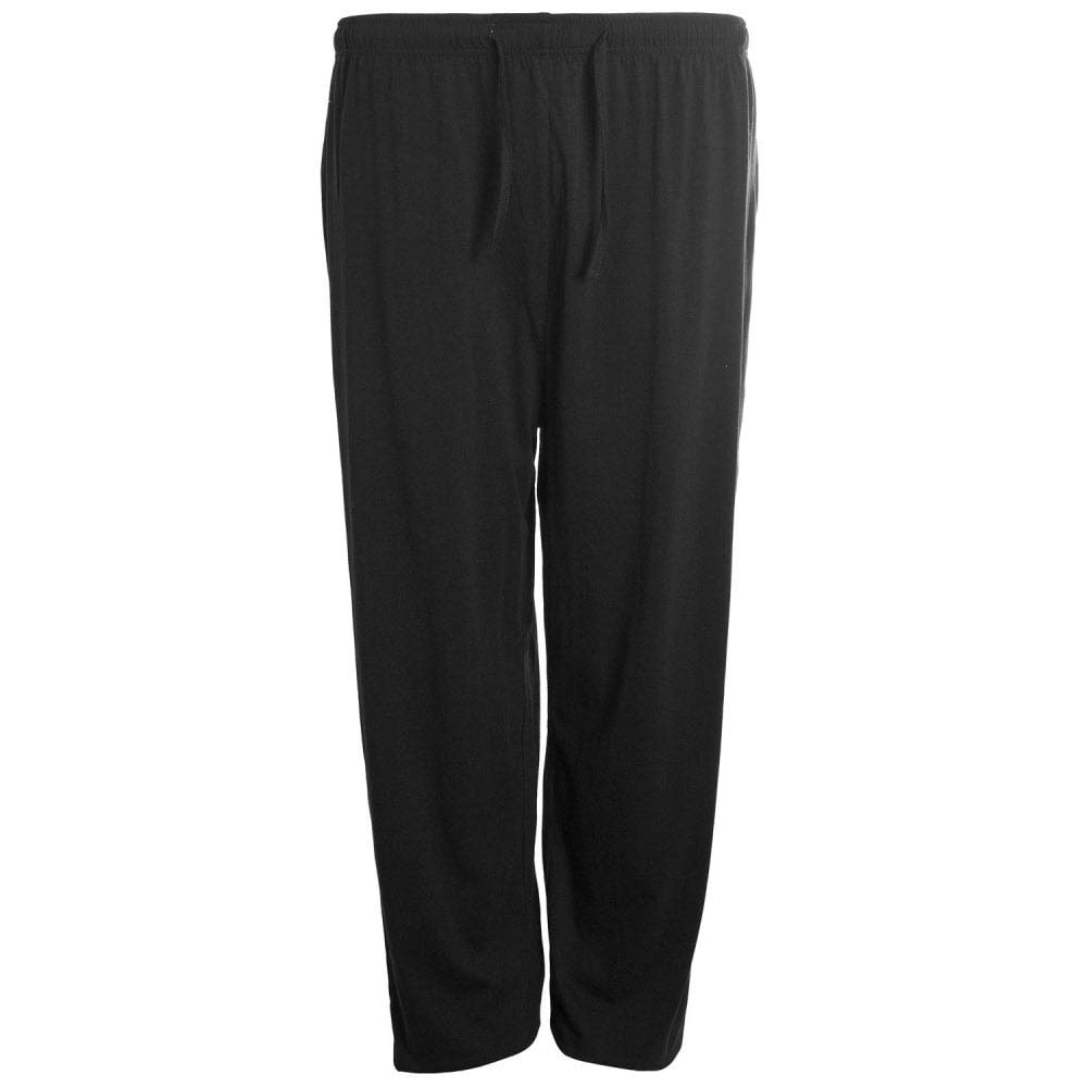 Espionage Men's Kingsize Jersey Lounge Pants Pockets Drawstring 7XL Black (PJ092)