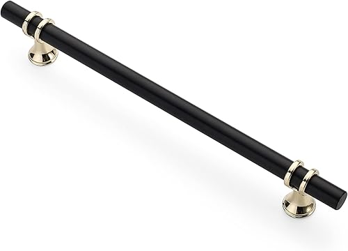 Asidrama Paquete de 10 manijas de gabinete de cocina color negro mate de 7.5 pulgadas (7.559 in), tiradores de gabinete de cocina, manijas de cajón, disponible en Yaxa Venezuela