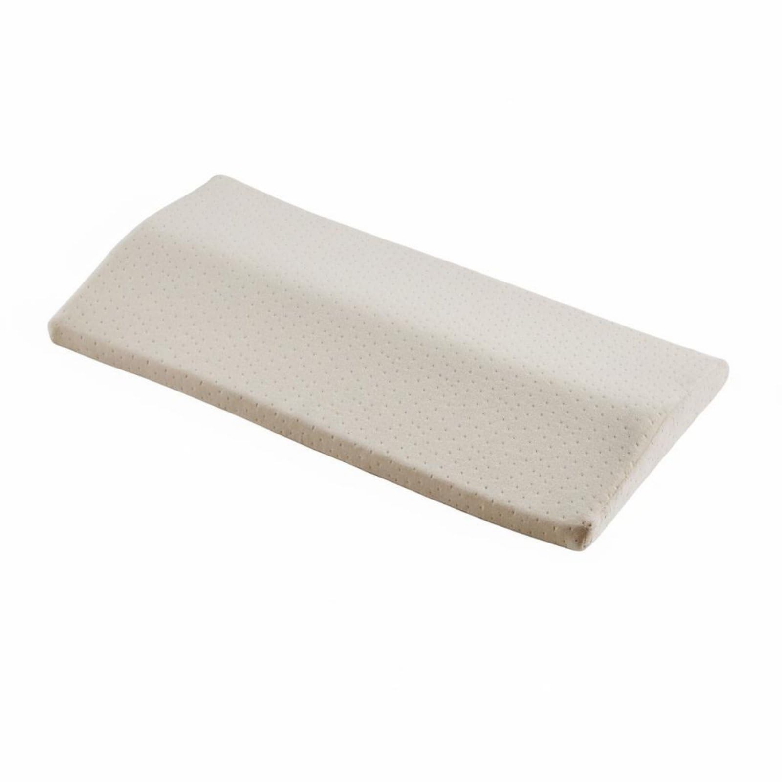 MERISHOPP Pressure Relief Memory Foam Support Pillow High-Resilience Ergonomic Waist Sleep Pillow Breathable Triangular Back Support Triangle for Women, Side Sleepers, Sofa, Beige, 60x24x4cm-image-17