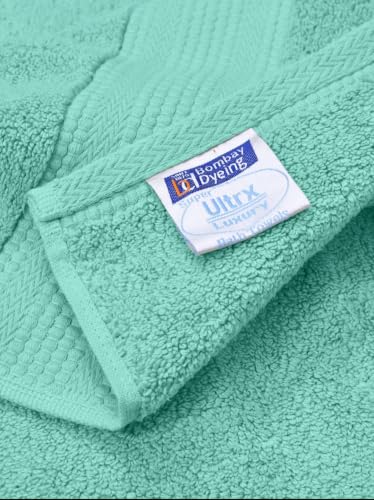 Image of Bombay Dyeing Super Ultrx Zero Twist Plain Dyed 650 GSM Cotton Bath Towel - Size 75cms x 150cms - Ultrx (Egg Shell)