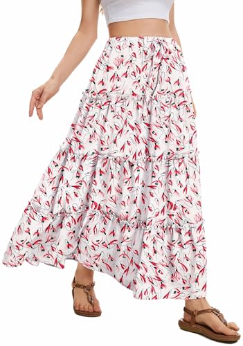 Jupe longue d'été décontractée style bohème pour vos journées de plage et balades