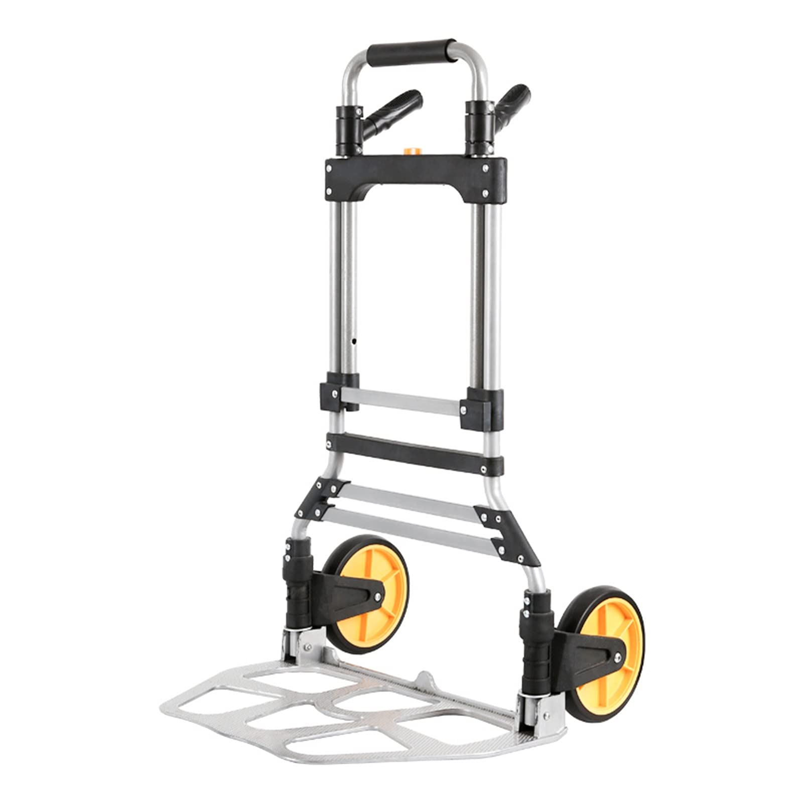 Hand Truck Heavy-Duty Folding Shopping Trolley, Easy to Push/Pull Trucks with Handles, Can Bear 150kg/330ib