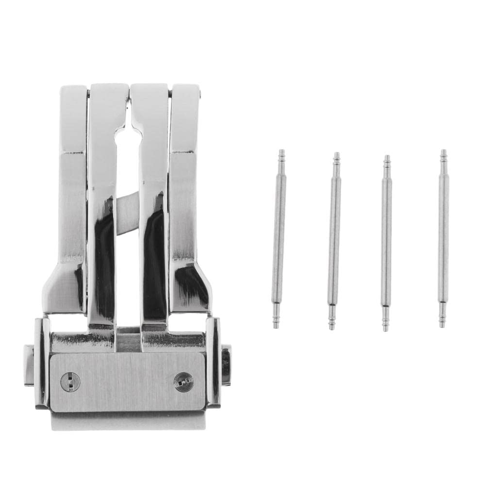 LOOM TREE® Stainless Steel Push Fold Deployment Clasp Watch Band Strap Buckle 20mm| Watches, Parts & Accessories | Wristwatch Bands (B09ZTTBKK9) Amazon Price History, Amazon Price Tracker