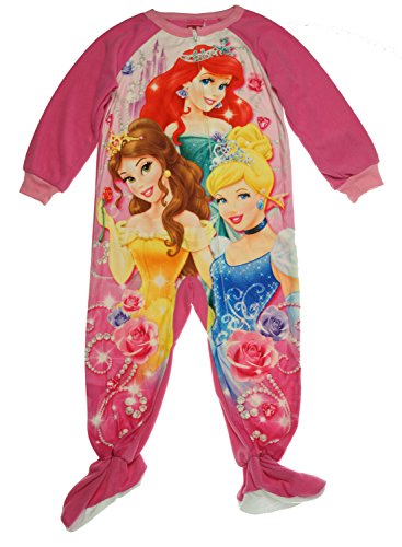 Disney Princess Toddler Girls' Blanket Sleeper Footed Pajamas