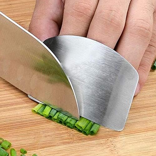 Finger Guards for Cutting,Stainless Steel Finger Protector for Cutting Food, Kitchen Tool Thumb Guards for Chopping,Potato, Butter, Lettuce, Cutter Grater Vegetable Slicer,Knife Cutting Protector