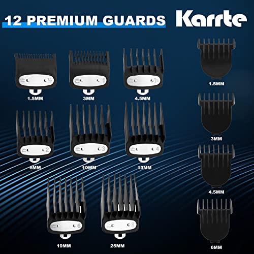 Karrte Professional Hair Clippers And Trimmer Kit For Men,Barber Clipper Set Cordless Hair Cutting,Beard Trimmer Grooming Haircut Kit #TOP2