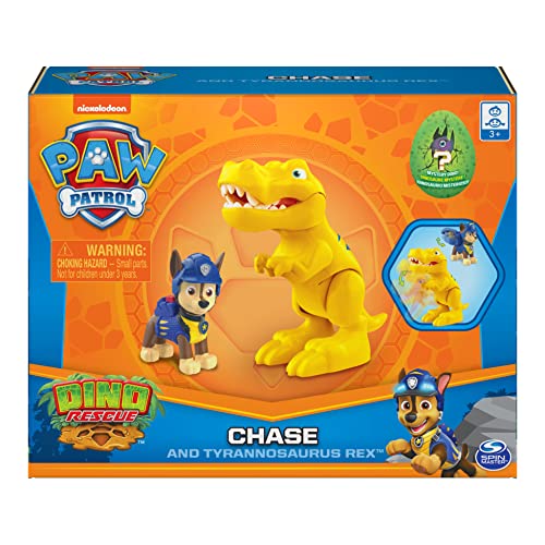 Paw Patrol, Dino Rescue Chase And Dinosaur Action Figure Set, For Kids Aged 3 And Up #TOP1