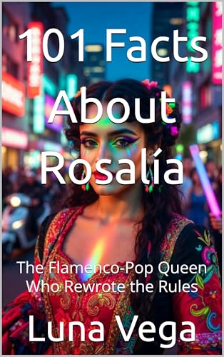 Couverture de 101 Facts About Rosalía: The Flamenco-Pop Queen Who Rewrote the Rules (English Edition)