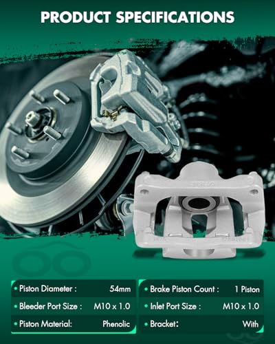 Image of SCITOO Rear Left Disc Brake Caliper Fit For Ford For F-150 2012-2016,For Ford For Lobo 2012-2016 1PC Brake Caliper 18B5397