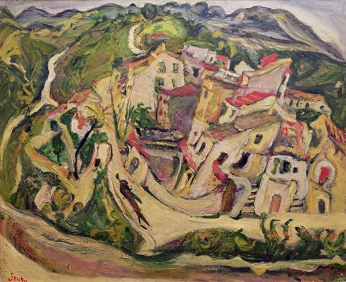 Affiche Chaim Soutine Portrait à Cagnes impression sur toile vintage 60x90cm