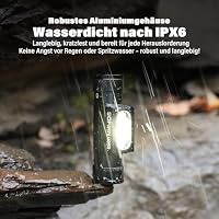 CSTEBOKE Sofirn H35R Stirnlampe LED Wiederaufladbar, 660nm Rotlicht, IP68 – Ansicht 7