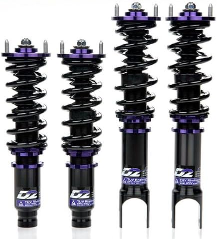 D2 Racing RS COILOVER 02-06 CRV 36-Step Adjustable Suspension COILOVERS