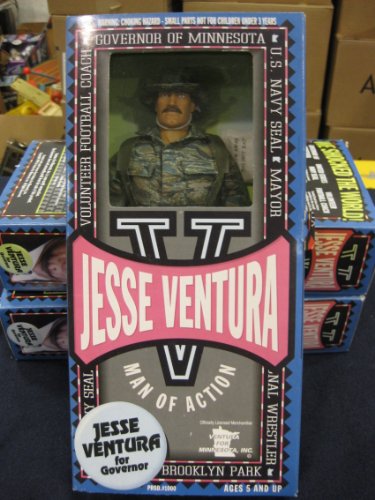 Jesse Ventura Man Of Action U.S. Navy Seal 12' Fully Articulated Action Figure From Toyboy Man 1999