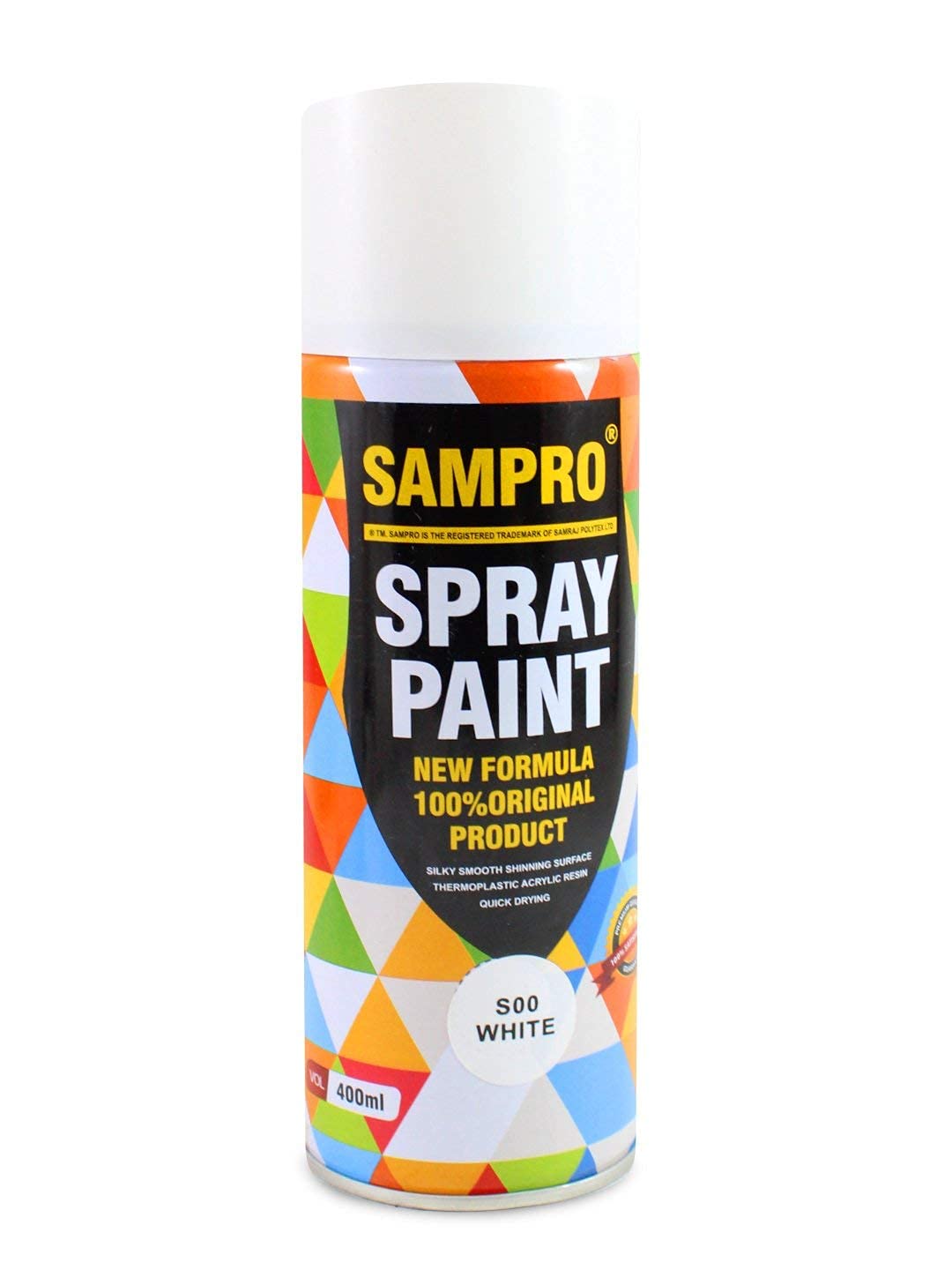 SAMPRO Aerosol Multi Purpose Spray Paint for Bike Metal, Wood, Car