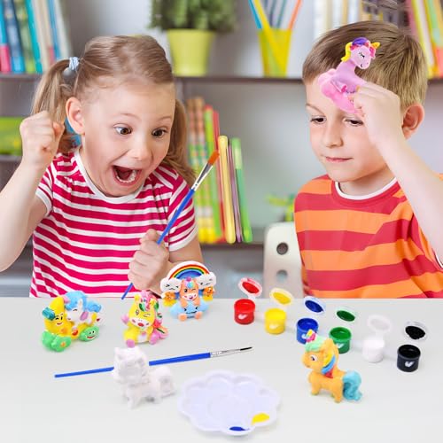 Ballery Unicorn Painting Kit Toys, Arts and Crafts Kits for Kids, DIY Kids Painting Set Creative Activities Toys Gifts for Girls 4 5 6 7 8 9 10 Year Old - Image 5