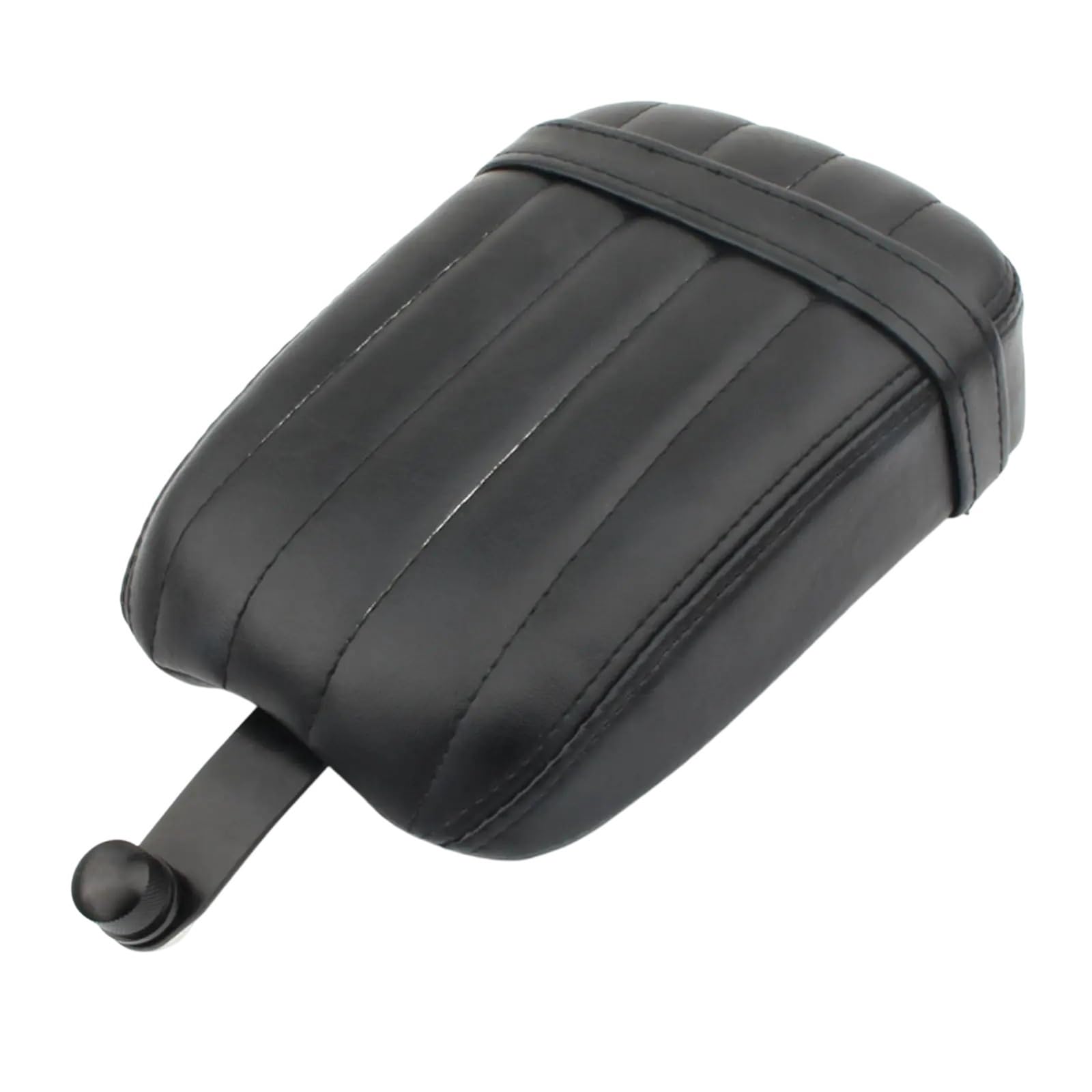 Sedile Passeggero Accessori moto Cuscino del sedile passeggero posteriore in pelle artificiale nera Sella comfort per ciclisti da strada