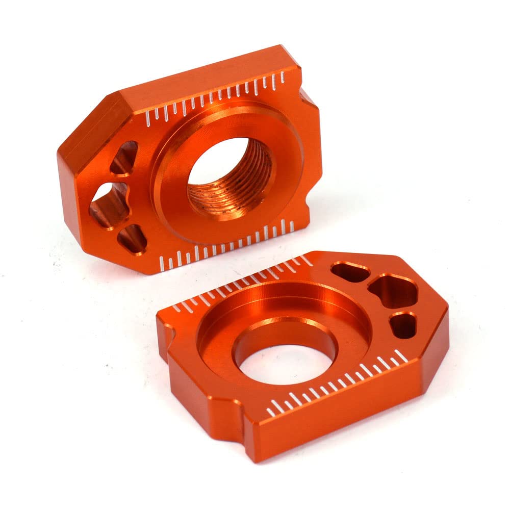 JFG RACING Bloc d'essieu arrière de moto + bouchon de réservoir de liquide de frein + vis de serrage de pneu + kit de pièces de vis d'huile CNC pour 250 SX-F XC-F XCF-W EXC-F 350 SX-F XC-F XCF-W 450