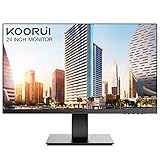 KOORUI 24" Full HD IPS Monitor, Computer Monitors 75Hz, 5ms, 1080P, 3-Sided Frameless, Ultra Slim De