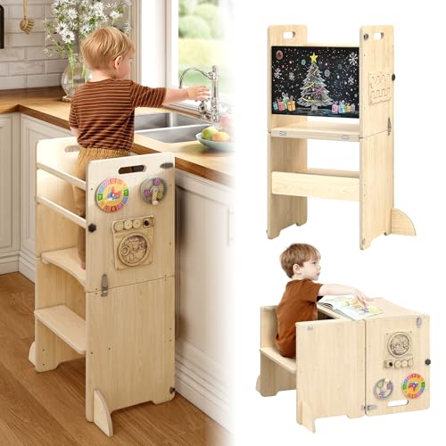 EXPERLAM 4-in-1 Kids Kitchen Step Stool Review: A Versatile Learning Tower for Toddlers