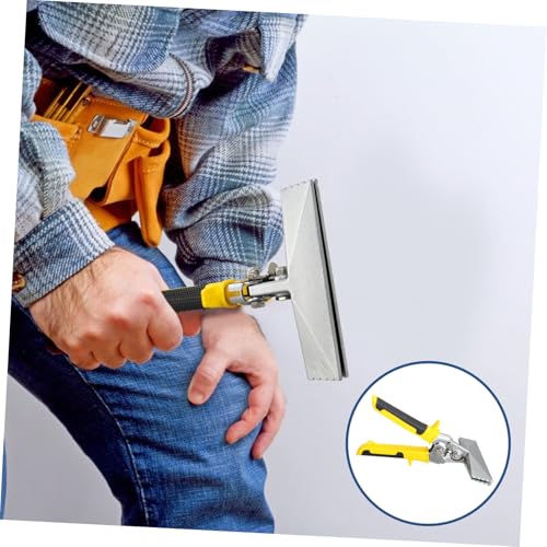 Alicate doblador de chapa para instalar y sellar conductos de aire en reformas 5