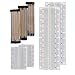 124 Pcs Breadboard Kit Jumper Wires Set – 2×830 & 2×400 Tie Points Solderless Breadboard with 120 Pcs Flexible Jumper Wire Bundle for Students, Beginners & DIY Circuit Prototyping