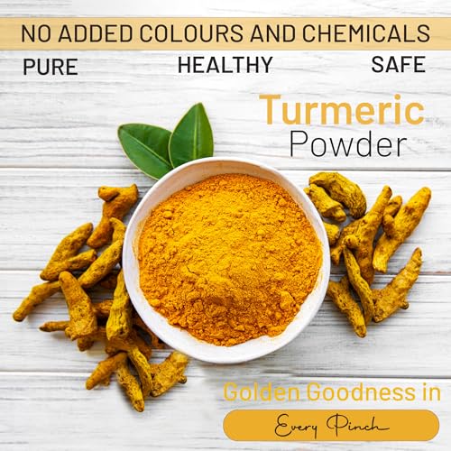 Sitavatika Pure Turmeric Powder 100gm with Natural Oils Rich Tasty and Healthy Golden Spices Preservatives Free Haldi - Image 5
