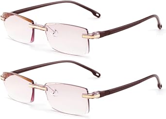 Intelligent Dual Focus Glasses Clearer Vision, Presbyopic Glasses Anti-Blue Light Far and near for Women Men, Dual-Use