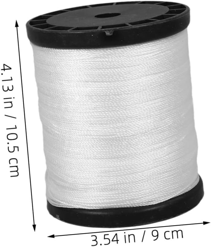 Beavorty 3 Rolls Masonry Nylon String Line Tough Flexible Nylon Cord for Construction Site Masonry Jobs and Outdoor Building Use for Bricklaying and Site Marking