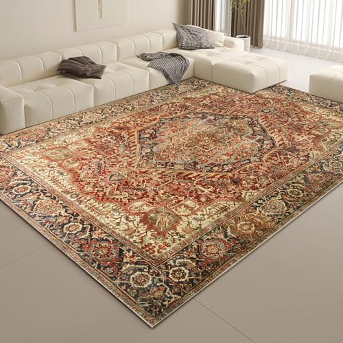 Aspire Homeware Rugs for Bedroom Living Room Extra Large 240x320 cm - Traditional Area Rugs Cashmere Style Soft Short Pile Vintage Rug - Carpet for Dining Room Easy To Clean, Majestic