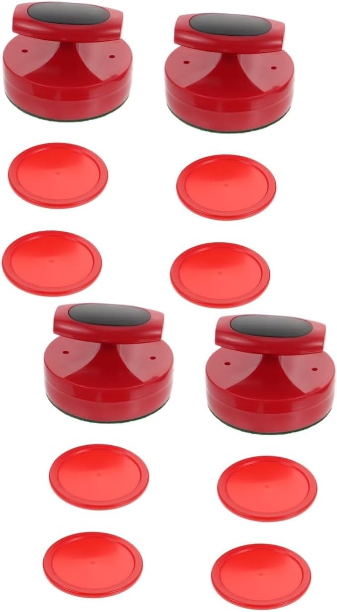 Sosoport 2sets Air Hockey Pucks Replacement Supplies for Air Hockey Games for Tables Smooth Gliding Action