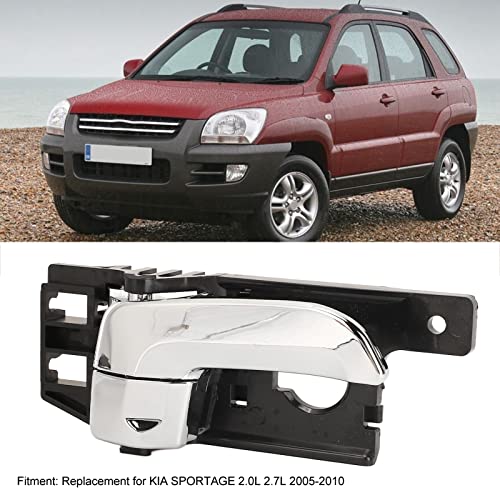 KIMISS Maçaneta de porta, maçaneta de porta interna cromada acessórios interiores de carro substitui