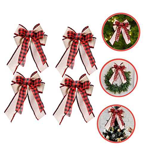 Decoración de Navidad PRETYZOOM con 8 lazos que no pierden la forma 4