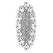 Heritage Lace Cottage Rose 14-Inch by 34-Inch Runner, White