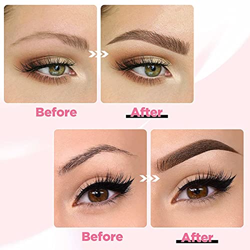 Skymore Eyebrow Ruler, 100Pcs Eyebrow Stencil Microblading Ruler, Disposable Eyebrow Template Eyebrow Ruler Sticker, Eyebrow Shape Kit For Microblading Supplies, 3 Minutes Makeup Tools For Eyebrow #TOP4