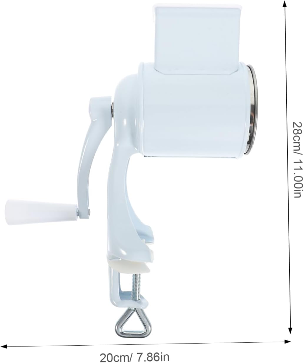 1set Kitchen Cheese Grater Sturdy Hand Crank Multi-purpose Grating Tool for Cheese Nuts and Vegetables Drum for Efficient Shredding and Easy Use