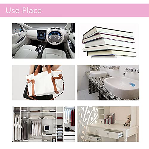 WDEC 12*20g Kleiderschrank Aromatherapie Kleiderbügel, Beutel, Für Schubladen, Schränke, Schränke, Badezimmerautos, 10 Stück Lavendel, Jasmin, Lilie, Rose, Ozean，Zitrone