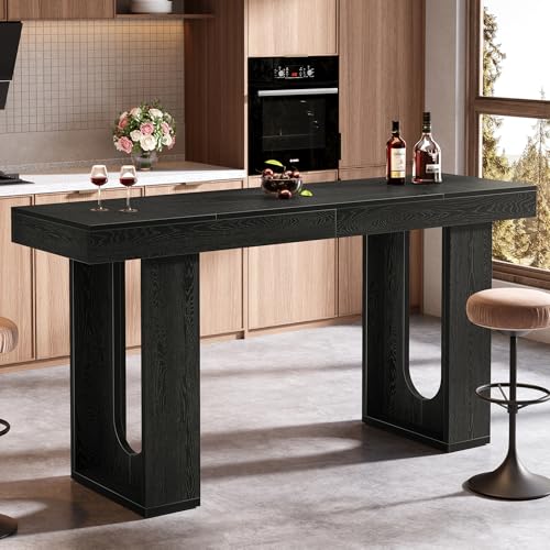 Tribesigns 70.9-Inch Extra Long Bar Table, Modern Counter Height Pub