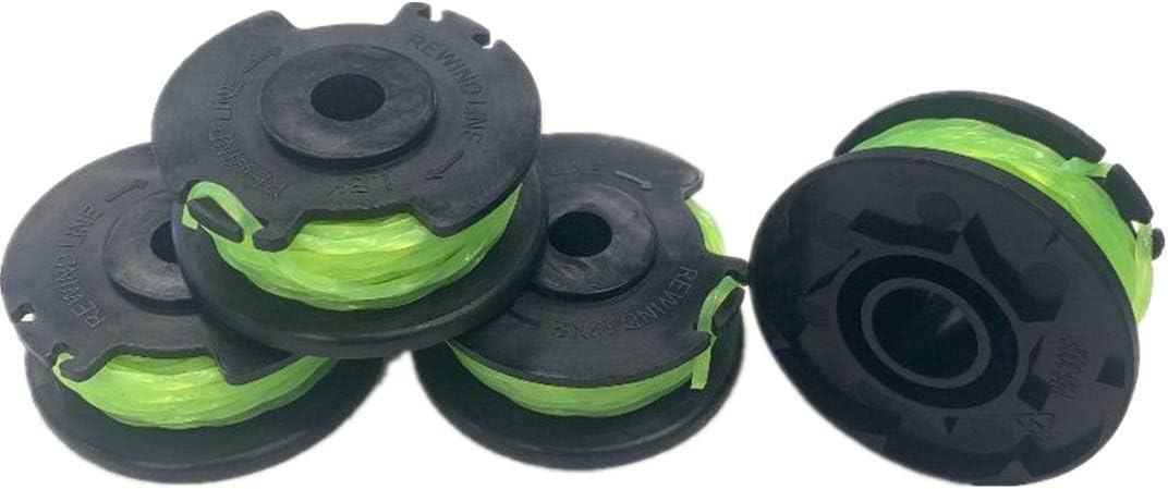 LBK Replacement Trimmer Spool Line for Scotts AC80S3, Compatible with Scotts AC80S3 0.080", 4 Pack, Made in USA