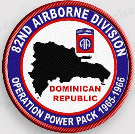 Patch 82nd Airborne Division Operations Power Pack Embroidered Applique Iron On Patches Logo Emblem for Superb Style Caps Bags Jackets Backpacks Accessories