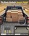3W Truck Bed Mat Compatible with 2022-2025 2026 Ford Maverick Gas & Hybrid Car Accessories Vehicle Perfectly Flush All Weather Protection TPE Heavy Duty Pickup Car Bed Cargo Mat