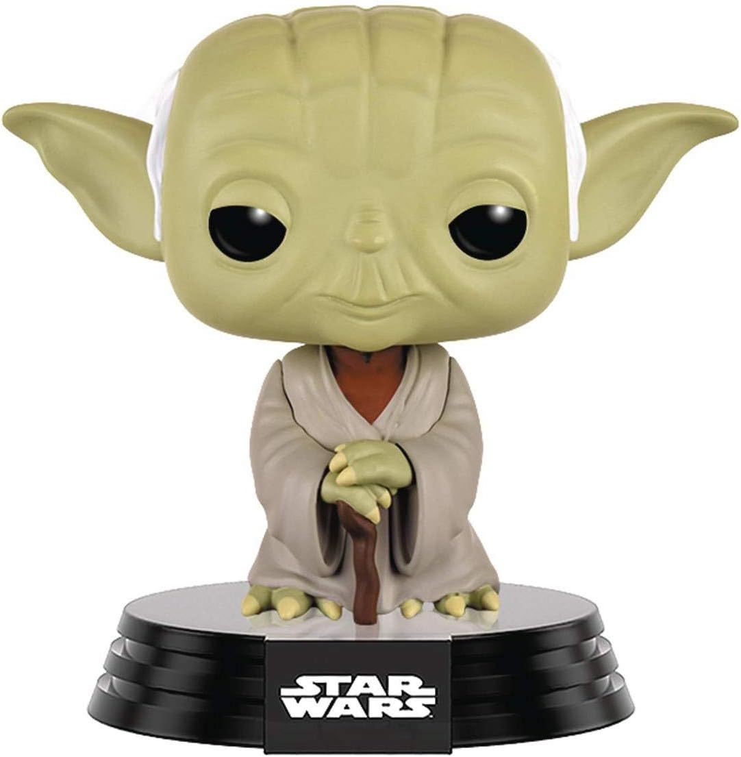 Funko Pop! Star Wars: Dagobah Yoda Vinyl Bobble-Head Figure (Includes Compatible Pop Box Protector Case)