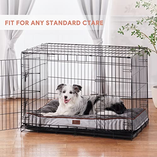 Figopage Large Dog Bed For Large Dogs, Cooling Gel Memory Foam Dog Bed With Removable Washable Cover, Crate Dog Bed Kennel Pad For Medium Large Dog Crate #TOP1